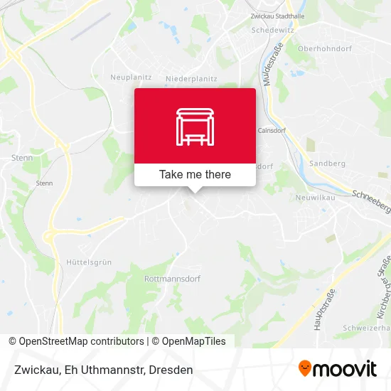Zwickau, Eh Uthmannstr map