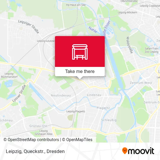 Leipzig, Queckstr. map