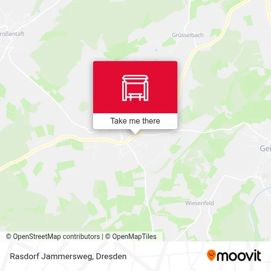 Rasdorf Jammersweg map