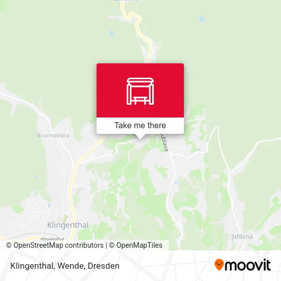 Карта Klingenthal, Wende