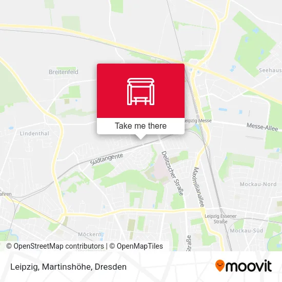 Карта Leipzig, Martinshöhe