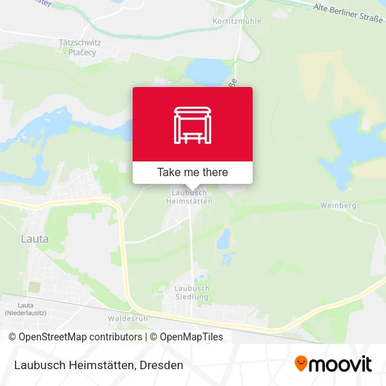 Карта Laubusch Heimstätten
