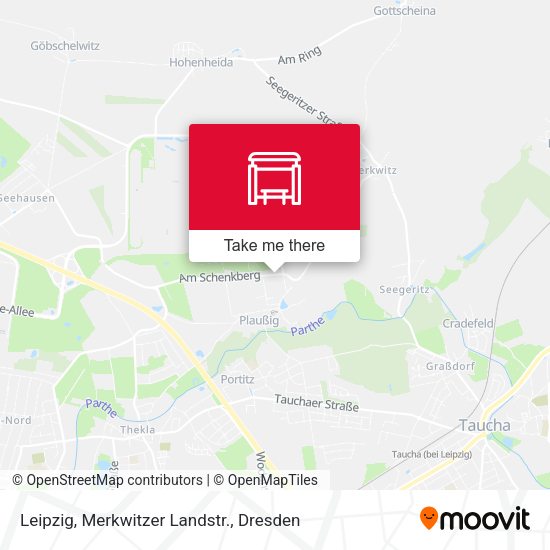 Карта Leipzig, Merkwitzer Landstr.