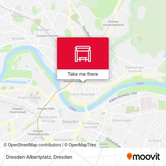 Карта Dresden Albertplatz