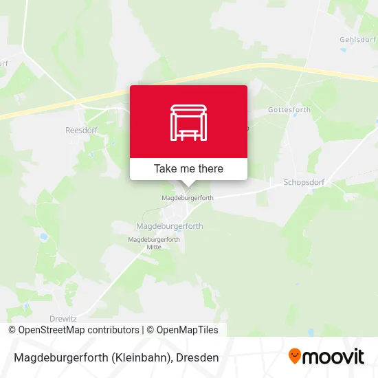 Magdeburgerforth (Kleinbahn) map