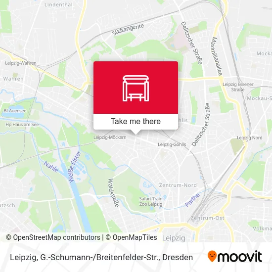 Leipzig, G.-Schumann- / Breitenfelder-Str. map