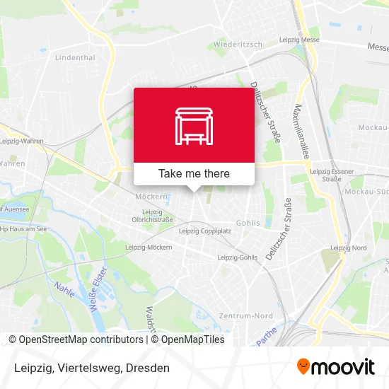 Leipzig, Viertelsweg map