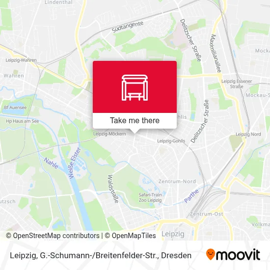 Leipzig, G.-Schumann- / Breitenfelder-Str. map