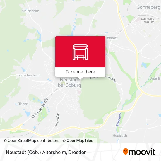 Карта Neustadt (Cob.) Altersheim