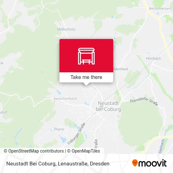 Карта Neustadt Bei Coburg, Lenaustraße