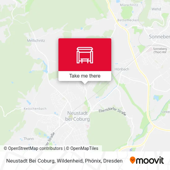 Карта Neustadt Bei Coburg, Wildenheid, Phönix