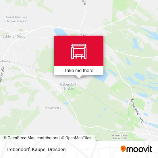 Карта Trebendorf, Kaupe