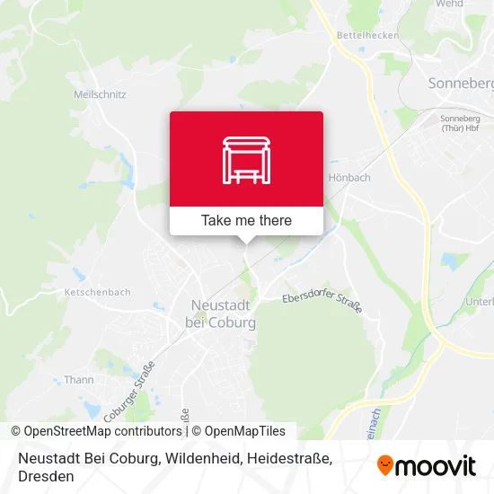 Карта Neustadt Bei Coburg, Wildenheid, Heidestraße