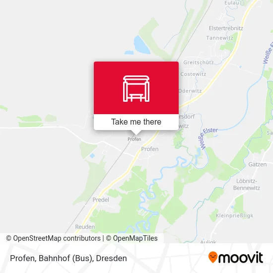 Карта Profen, Bahnhof (Bus)