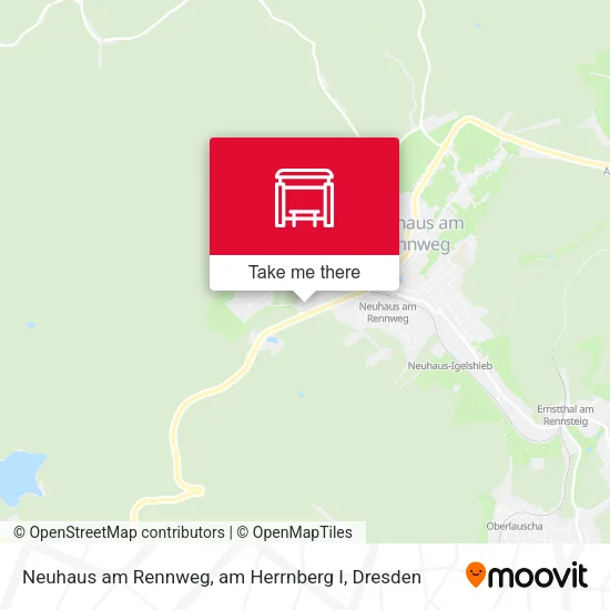 Карта Neuhaus am Rennweg, am Herrnberg I