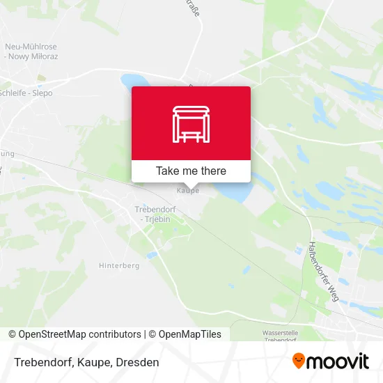 Карта Trebendorf, Kaupe