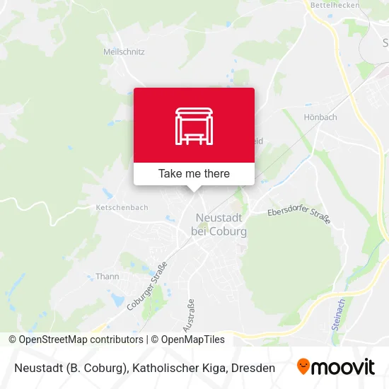 Карта Neustadt (B. Coburg), Katholischer Kiga