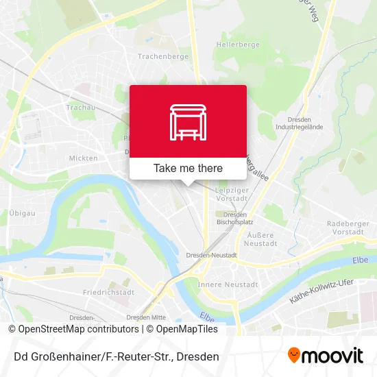 Карта Dd Großenhainer/F.-Reuter-Str.