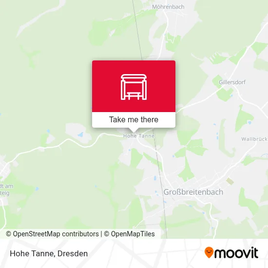 Hohe Tanne map