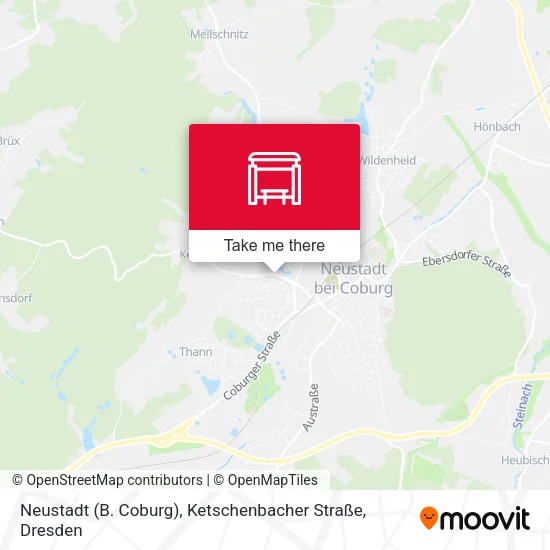 Карта Neustadt (B. Coburg), Ketschenbacher Straße