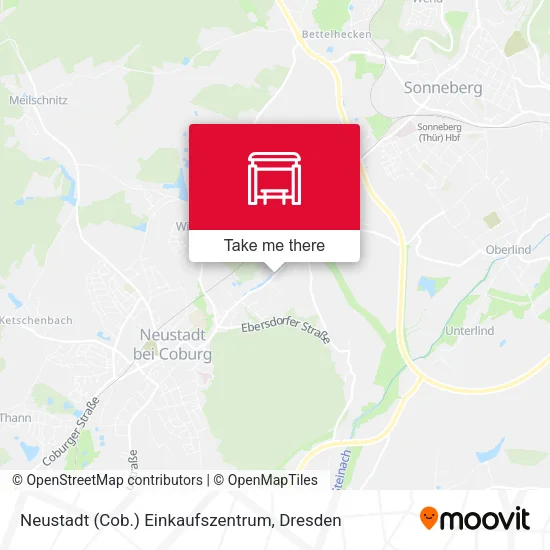 Neustadt (Cob.) Einkaufszentrum map