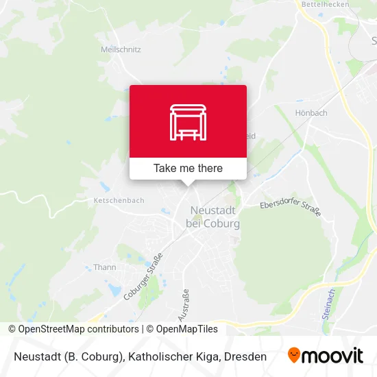 Карта Neustadt (B. Coburg), Katholischer Kiga