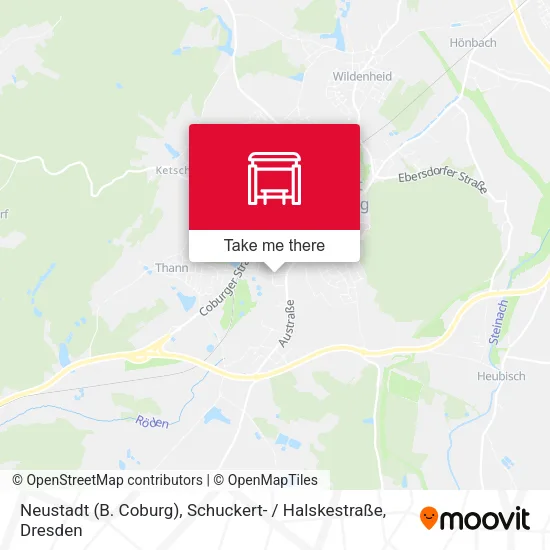 Карта Neustadt (B. Coburg), Schuckert- / Halskestraße