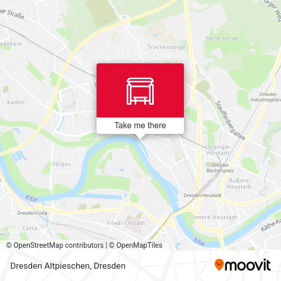 Карта Dresden Altpieschen