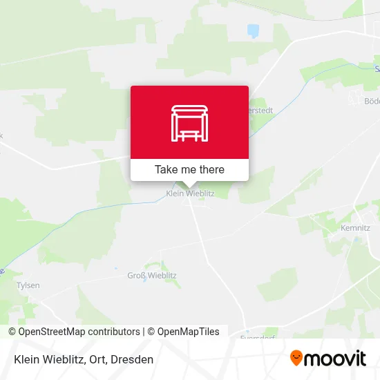 Klein Wieblitz, Ort map