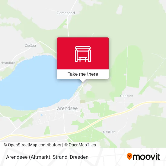 Arendsee (Altmark), Strand map