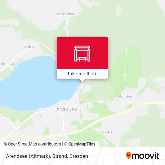 Arendsee (Altmark), Strand map
