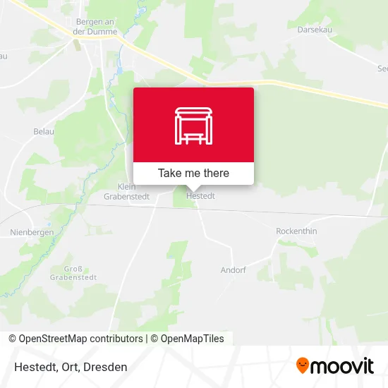 Hestedt, Ort map