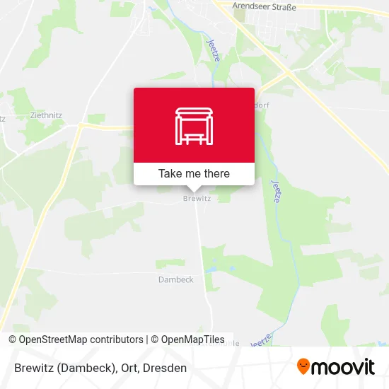 Brewitz (Dambeck), Ort map