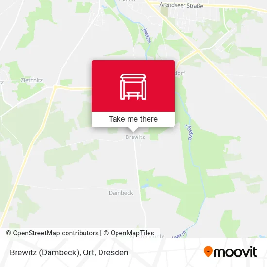Brewitz (Dambeck), Ort map
