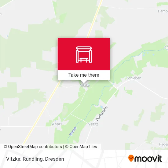 Vitzke, Rundling map