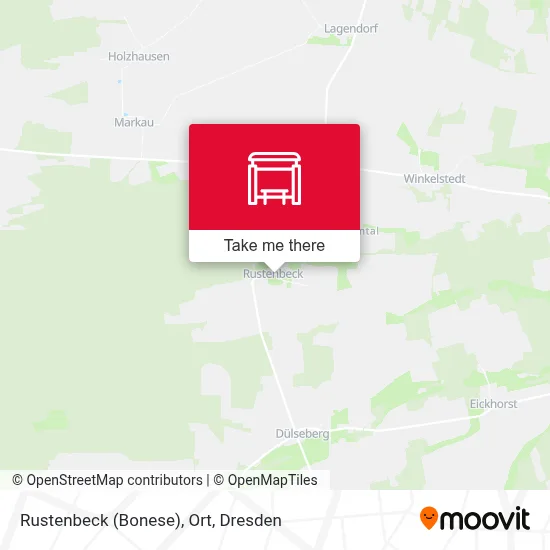 Rustenbeck (Bonese), Ort map