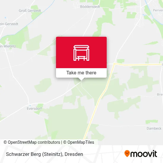 Schwarzer Berg (Steinitz) map