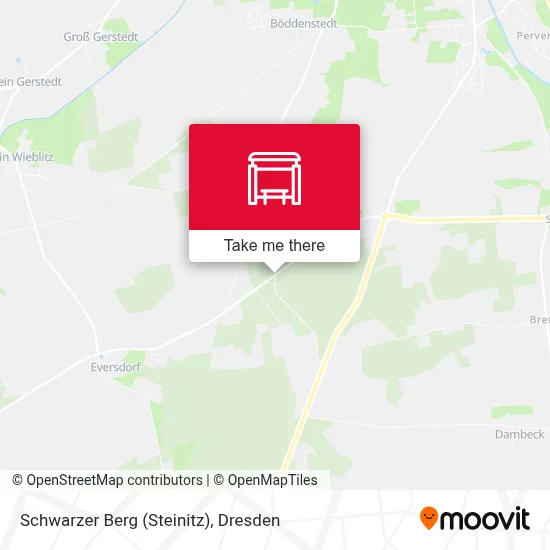Schwarzer Berg (Steinitz) map