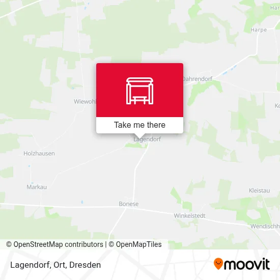 Lagendorf, Ort map