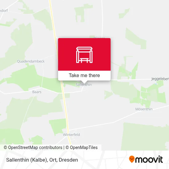Sallenthin (Kalbe), Ort map