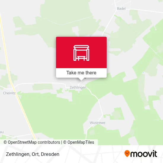 Zethlingen, Ort map