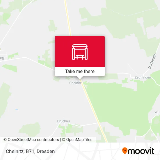 Cheinitz, B71 map