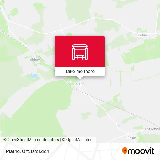 Plathe, Ort map
