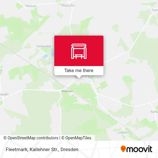 Fleetmark, Kallehner Str. map