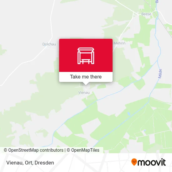 Vienau, Ort map
