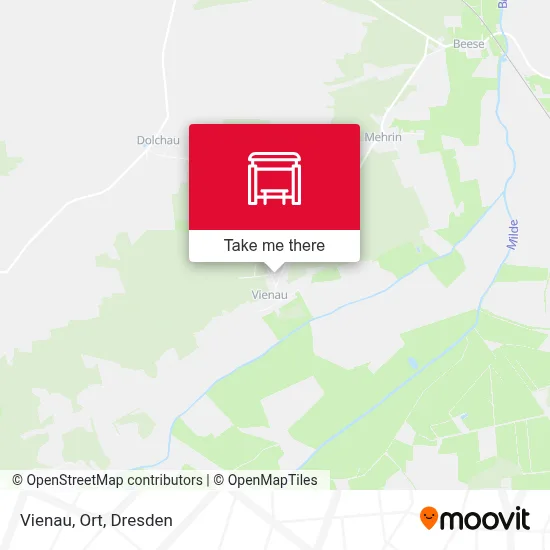 Vienau, Ort map