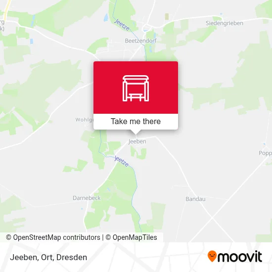 Jeeben, Ort map
