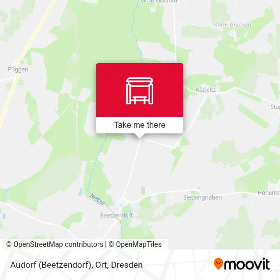 Audorf (Beetzendorf), Ort map