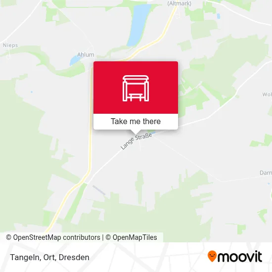 Tangeln, Ort map
