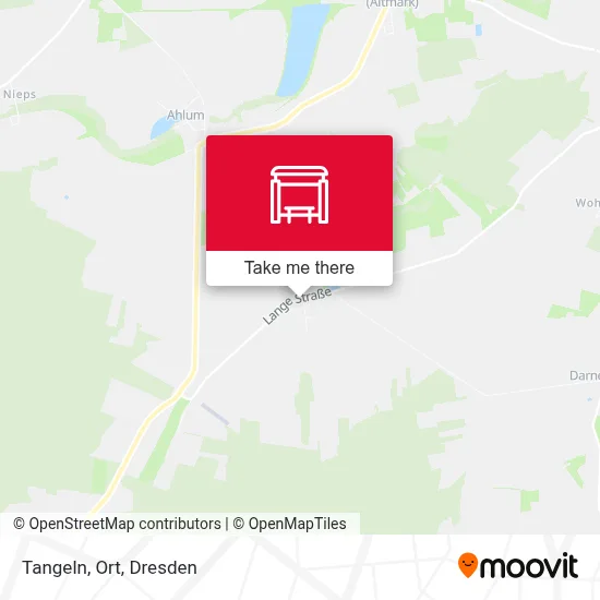 Tangeln, Ort map